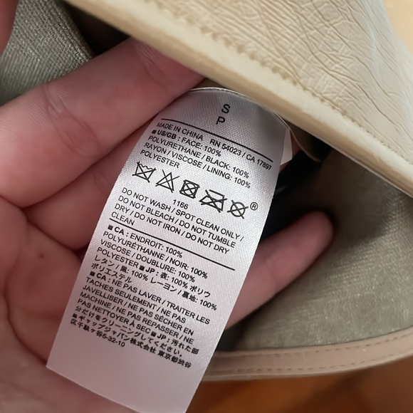 ✨HP✨ Banana Republic | Patent Vegan Leather Mini Dress - Picture 9 of 9